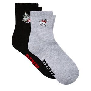 PINK Victoria’s Secret 2-Pack Quarter Socks